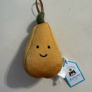 Jellycat Festive Gold Pear Plush